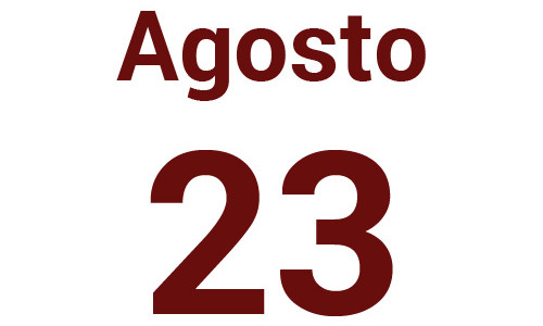 23 de agosto